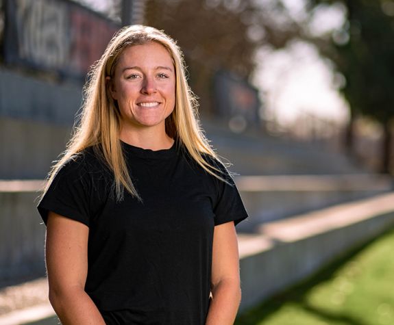 Sport management major Klara Kosan